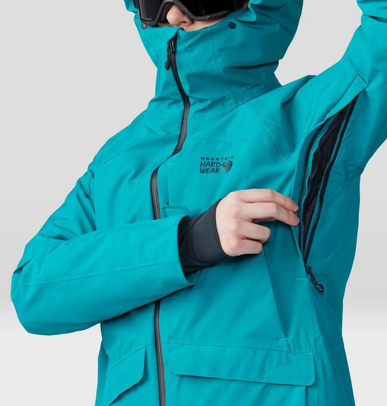 Manteau Cloud Bank GORE-TEX Femme, Color: Synth Green, image 8