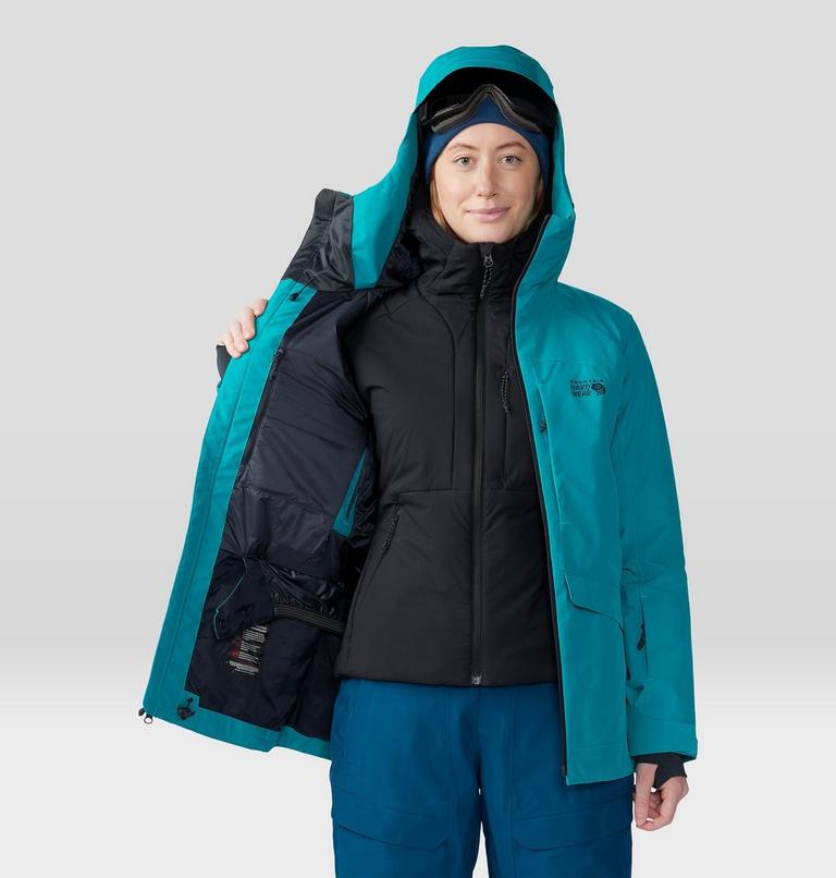 Manteau Cloud Bank GORE-TEX Femme, Color: Synth Green, image 11