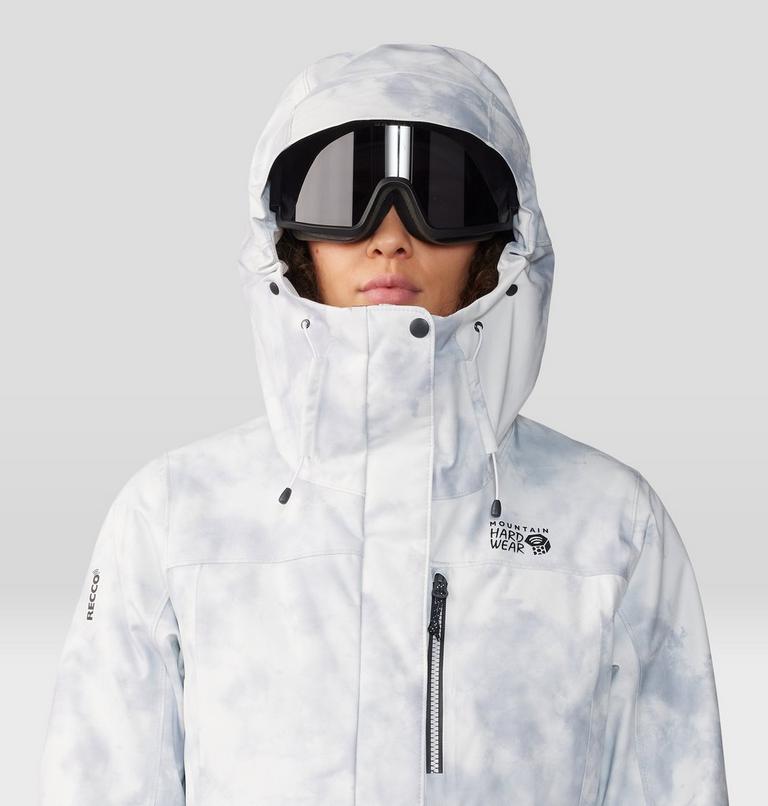 Women's Powder Maven Jacket, Color: Glacial Ice Dye Print, image 4