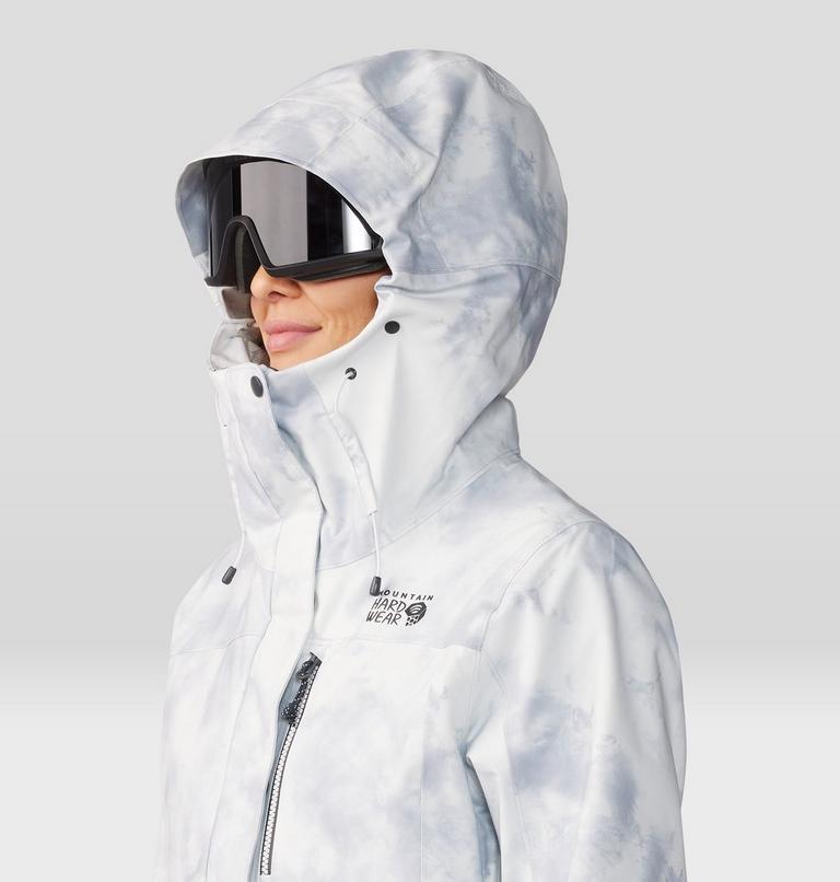 Women's Powder Maven Jacket, Color: Glacial Ice Dye Print, image 6
