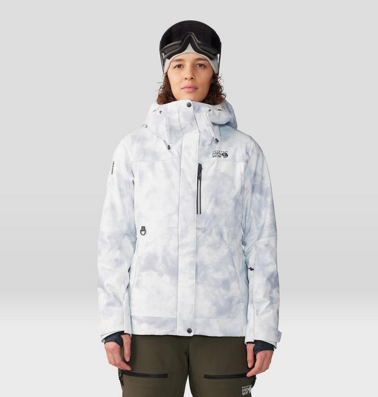 Women's Powder Maven Jacket, Color: Glacial Ice Dye Print, image 1