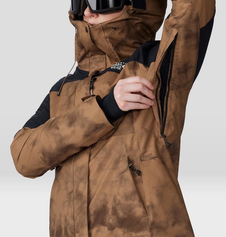 Manteau Powder Maven Femme, Color: Corozo Nut Ice Dye Print, image 7