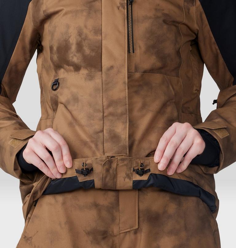 Manteau Powder Maven Femme, Color: Corozo Nut Ice Dye Print, image 9