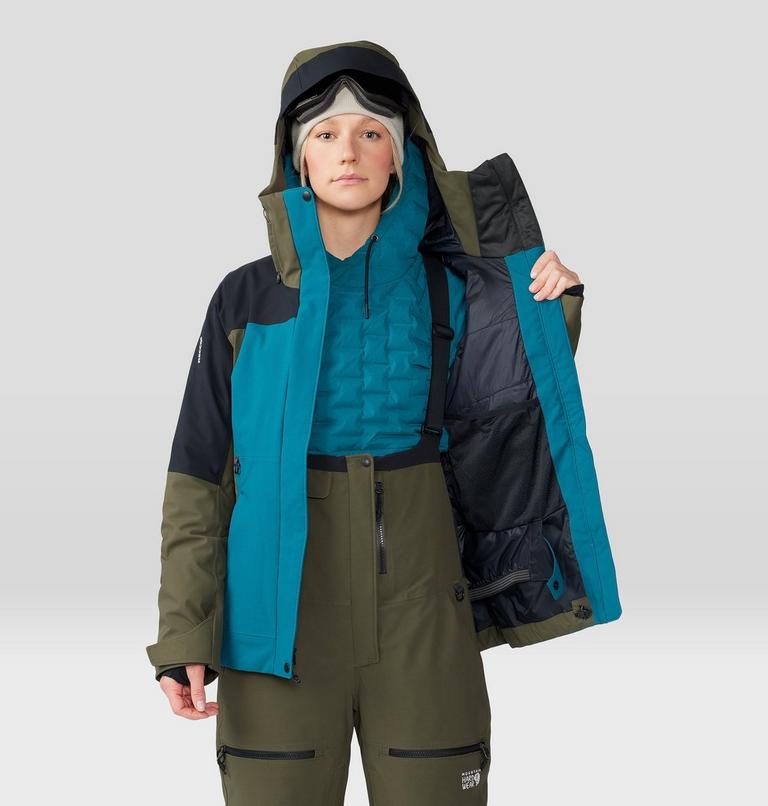 Manteau Powder Maven Femme, Color: Jack Pine, image 11