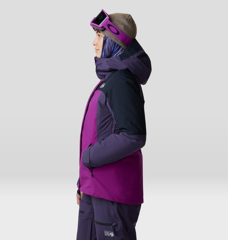 Women's Powder Maven Jacket, Color: Berry Glow, image 3
