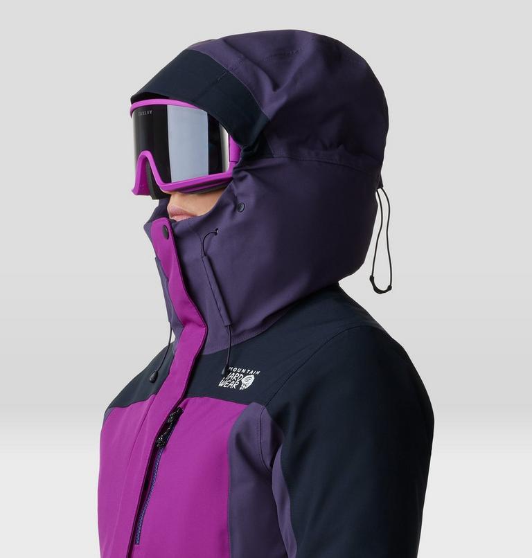 Women's Powder Maven Jacket, Color: Berry Glow, image 6