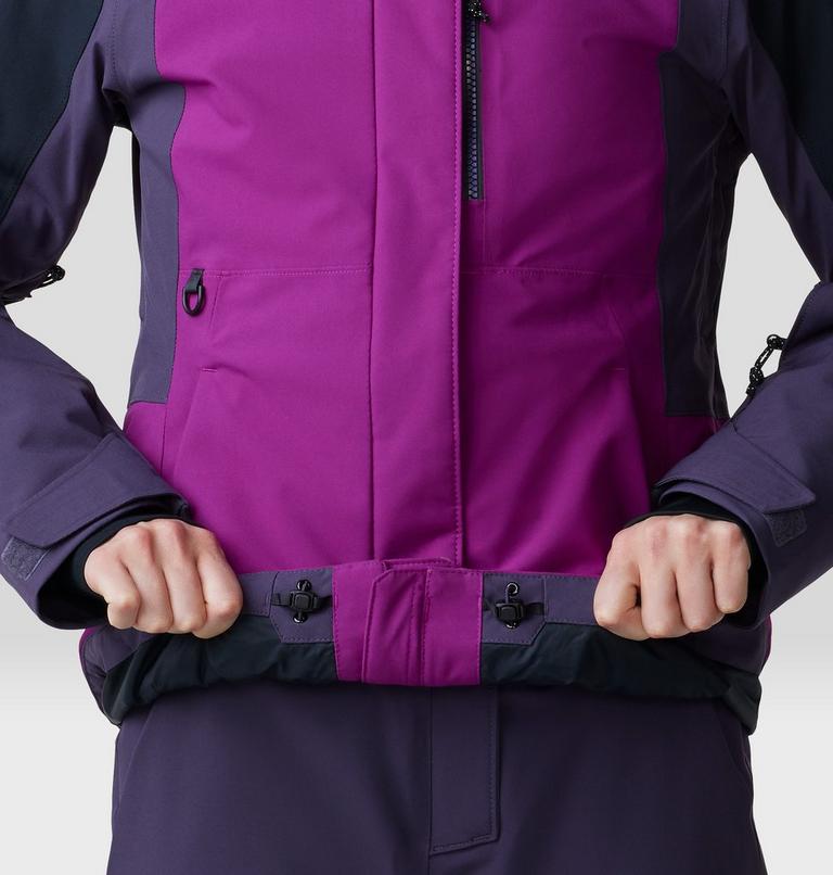 Women's Powder Maven Jacket, Color: Berry Glow, image 9