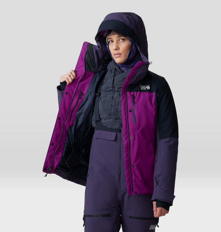 Women's Powder Maven Jacket, Color: Berry Glow, image 10