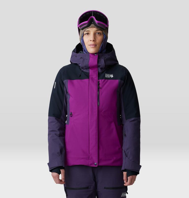 Women's Powder Maven Jacket, Color: Berry Glow, image 1