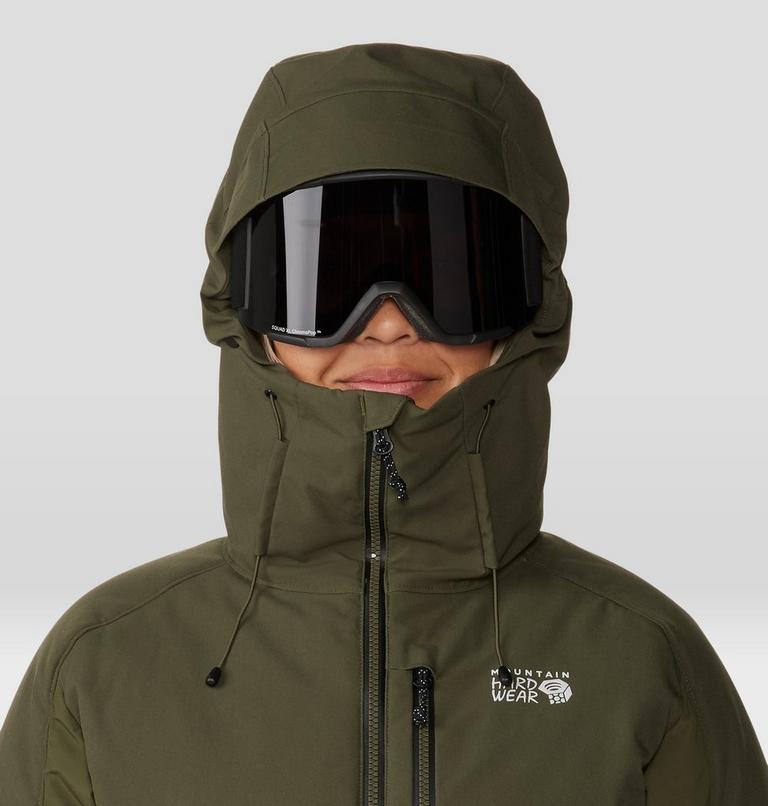 Women's Powder Maven Down Jacket, Color: Dark Pine, image 4