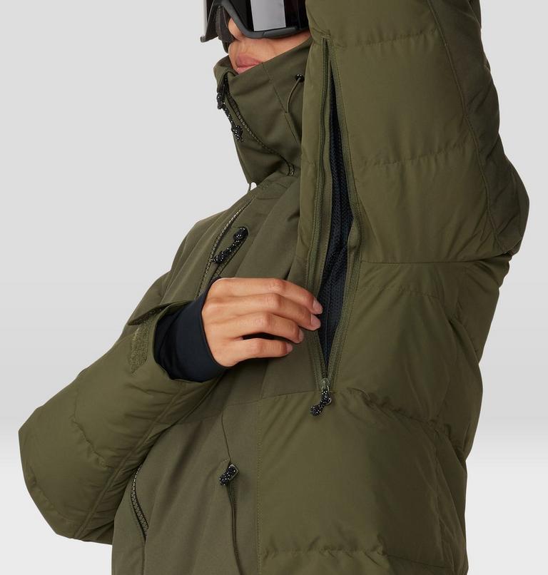 Women's Powder Maven Down Jacket, Color: Dark Pine, image 7