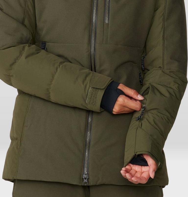 Women's Powder Maven Down Jacket, Color: Dark Pine, image 9