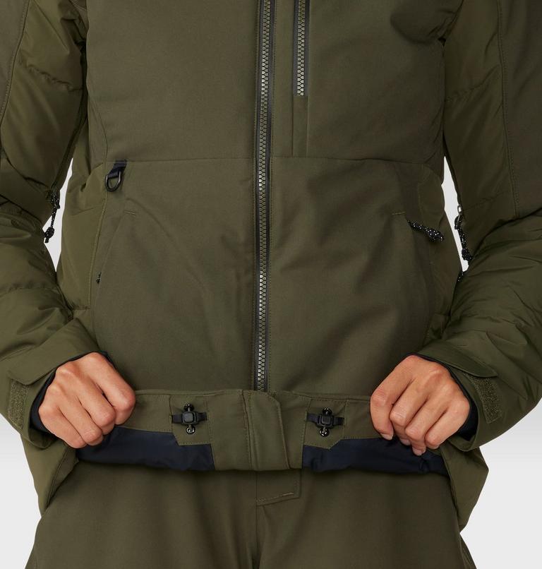 Women's Powder Maven Down Jacket, Color: Dark Pine, image 10
