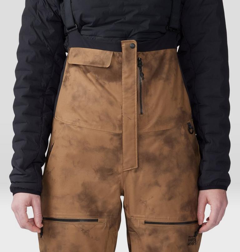 Women's Powder Maven Bib, Color: Corozo Nut Ice Dye Print, image 5