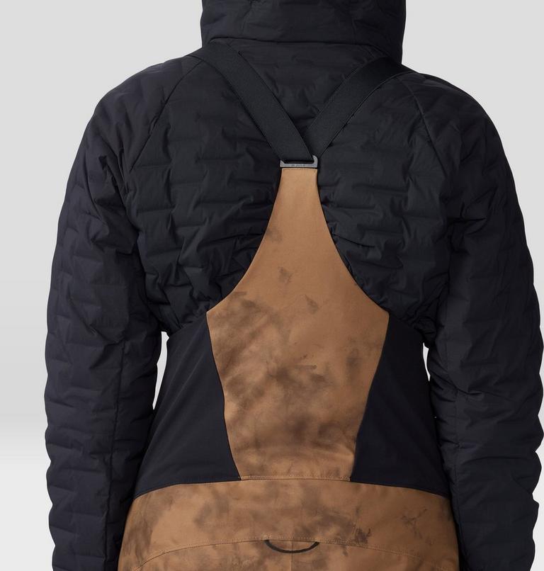 Women's Powder Maven Bib, Color: Corozo Nut Ice Dye Print, image 6