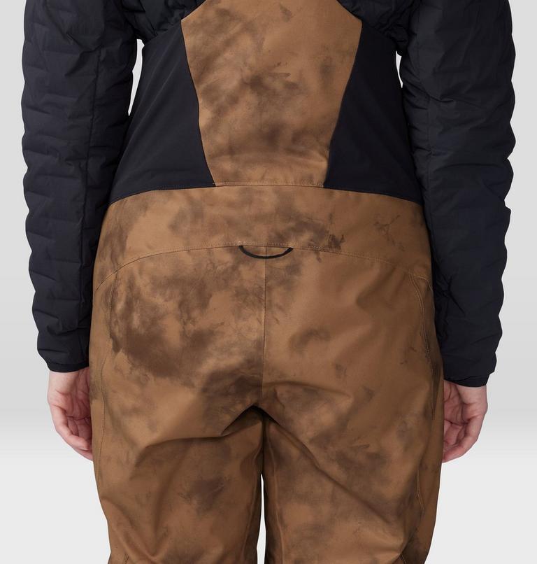 Women's Powder Maven Bib, Color: Corozo Nut Ice Dye Print, image 7