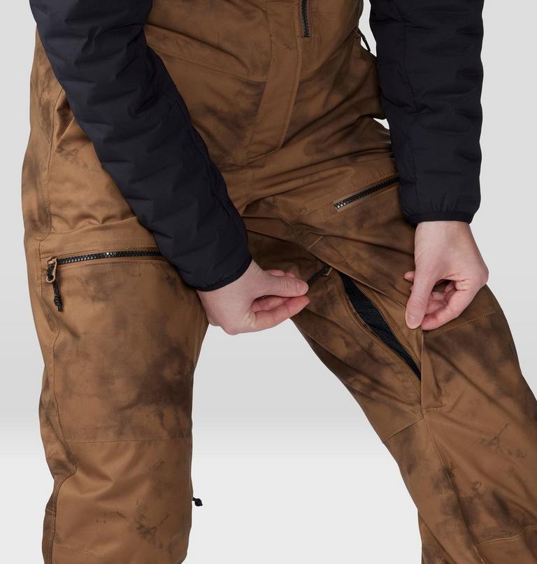 Women's Powder Maven Bib, Color: Corozo Nut Ice Dye Print, image 8