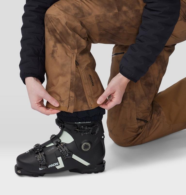 Women's Powder Maven Bib, Color: Corozo Nut Ice Dye Print, image 9