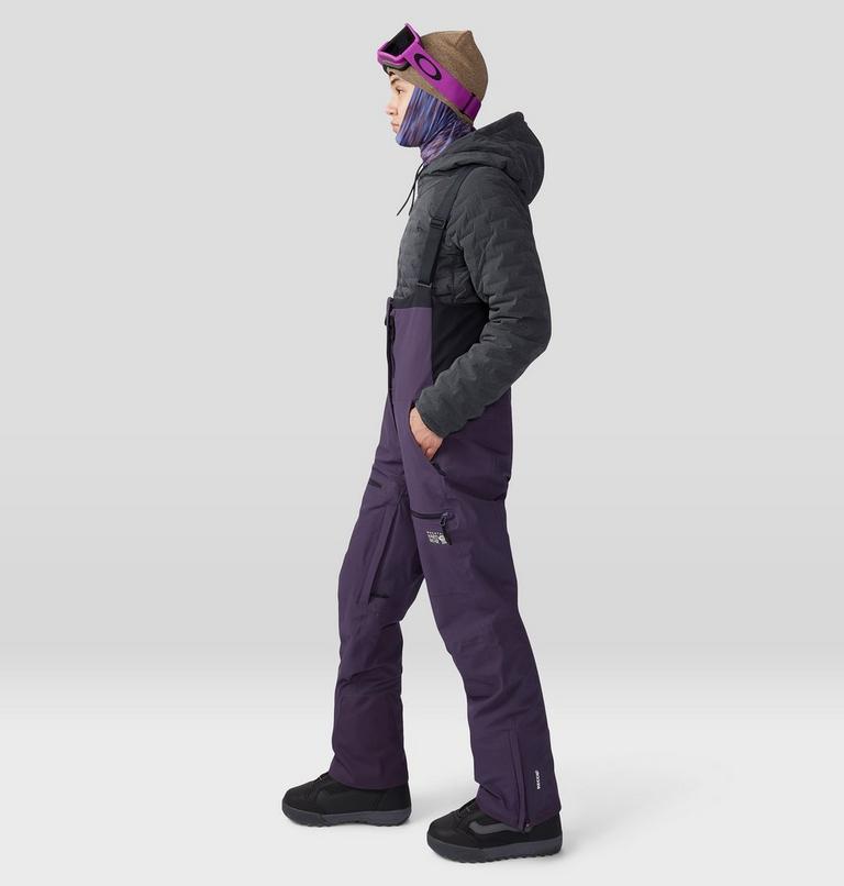 Women's Powder Maven Bib, Color: Blurple, image 3