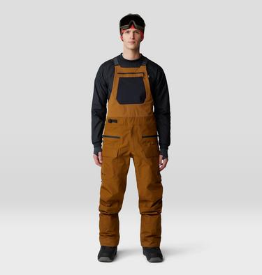 Men's Boundary Ridge GORE-TEX Bib, Color: Golden Brown, image 1