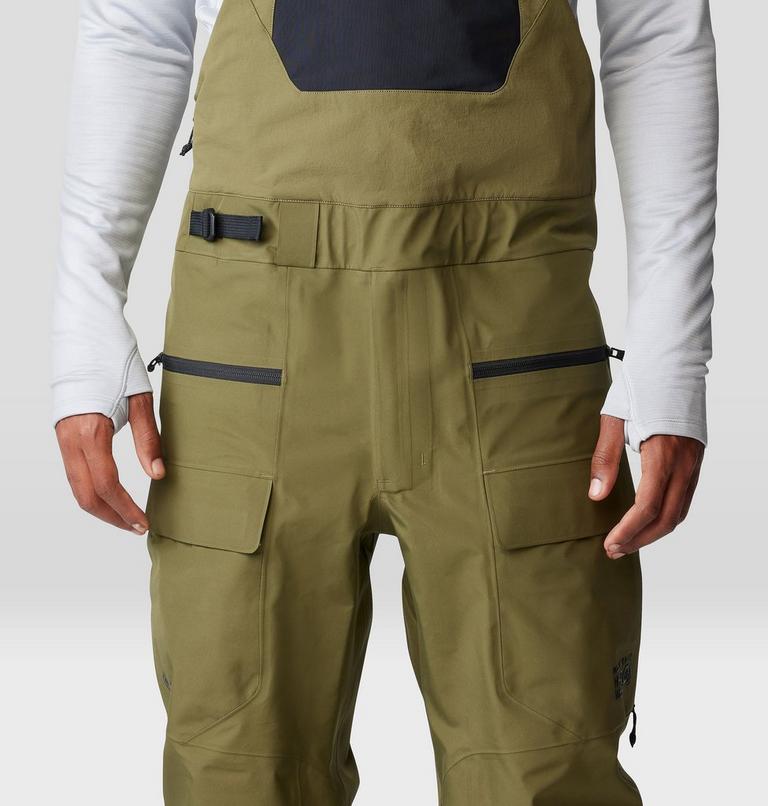 Men's Boundary Ridge GORE-TEX Bib, Color: Combat Green, image 7