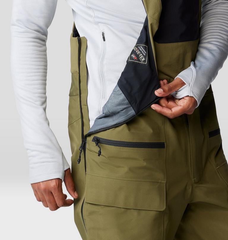 Men's Boundary Ridge GORE-TEX Bib, Color: Combat Green, image 8