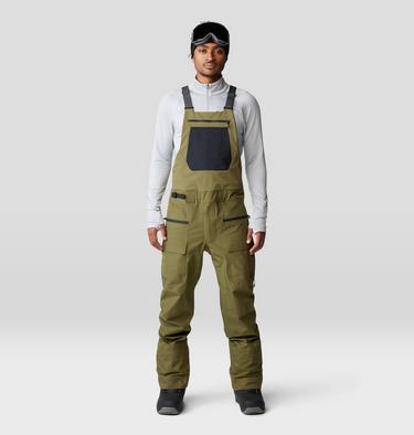 Men's Boundary Ridge GORE-TEX Bib, Color: Combat Green, image 5