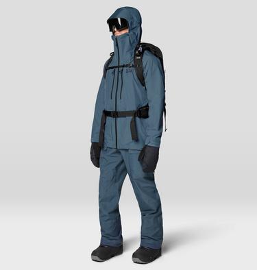 Men's Boundary Ridge GORE-TEX Bib, Color: Moon Blue, image 2