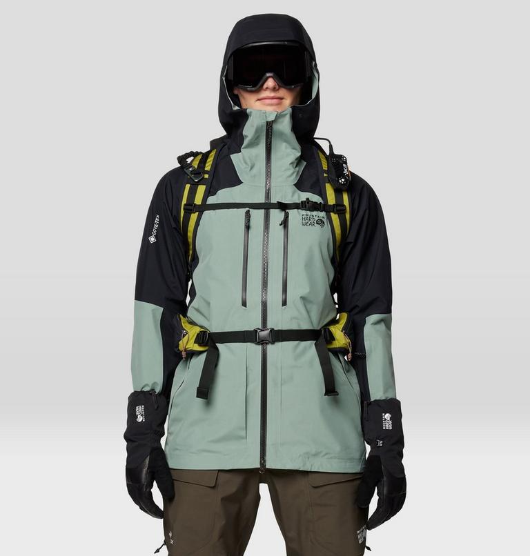 Men's Boundary Ridge GORE-TEX Jacket, Color: Wet Stone, Black, image 6