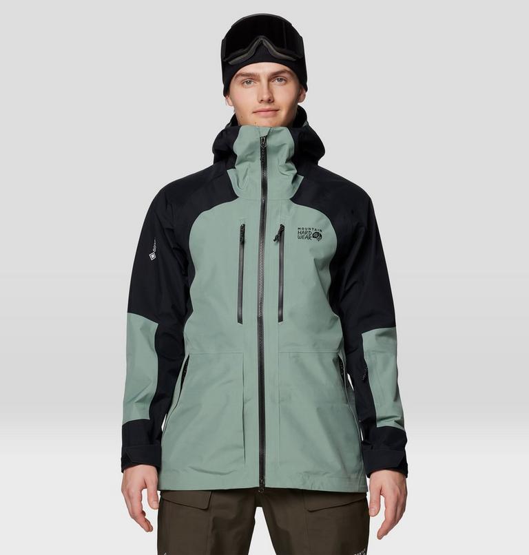 Men's Boundary Ridge GORE-TEX Jacket, Color: Wet Stone, Black, image 1