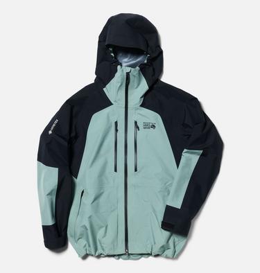 Men's Boundary Ridge GORE-TEX Jacket, Color: Wet Stone, Black, image 11