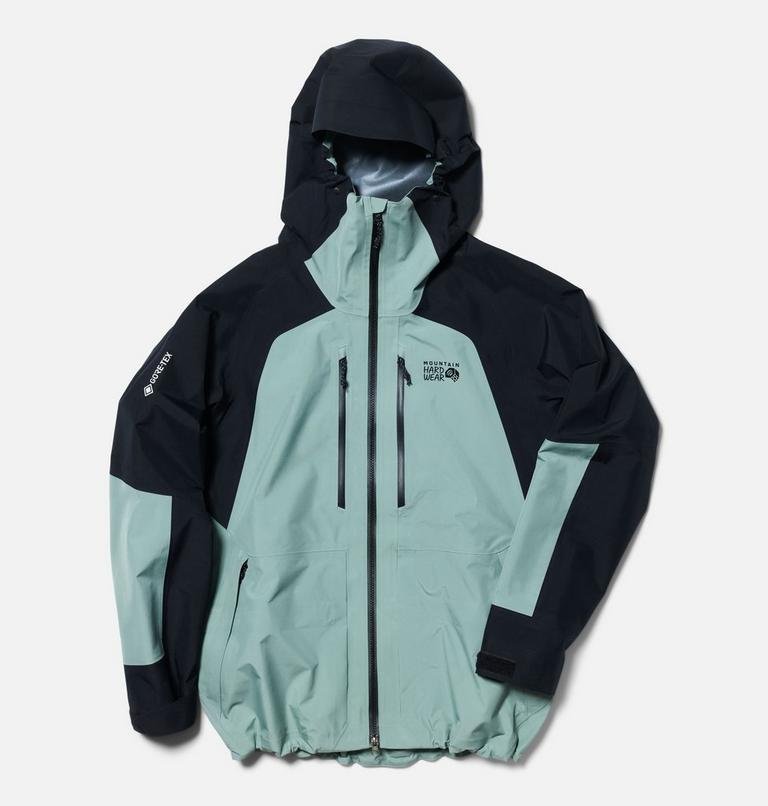 Men's Boundary Ridge GORE-TEX Jacket, Color: Wet Stone, Black, image 3
