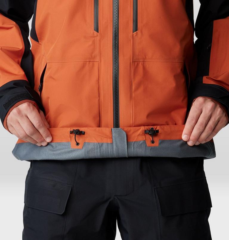 Men's Boundary Ridge GORE-TEX Jacket, Color: Raw Carnelian, Black, image 12