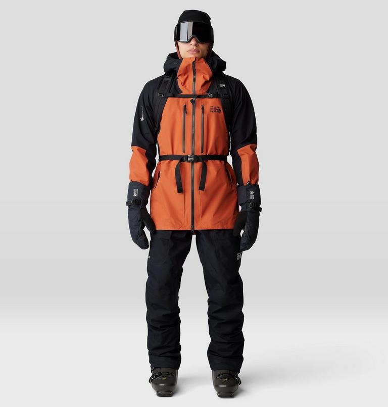 Men's Boundary Ridge GORE-TEX Jacket, Color: Raw Carnelian, Black, image 14