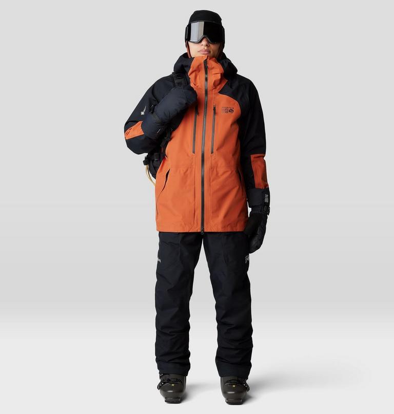 Men's Boundary Ridge GORE-TEX Jacket, Color: Raw Carnelian, Black, image 15