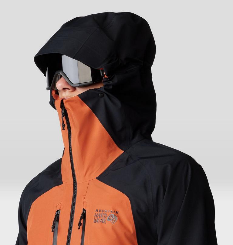 Men's Boundary Ridge GORE-TEX Jacket, Color: Raw Carnelian, Black, image 5
