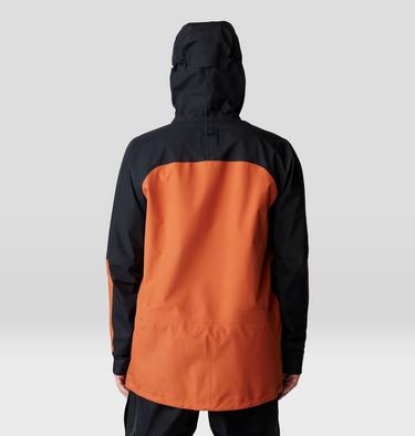 Men's Boundary Ridge GORE-TEX Jacket, Color: Raw Carnelian, Black, image 2