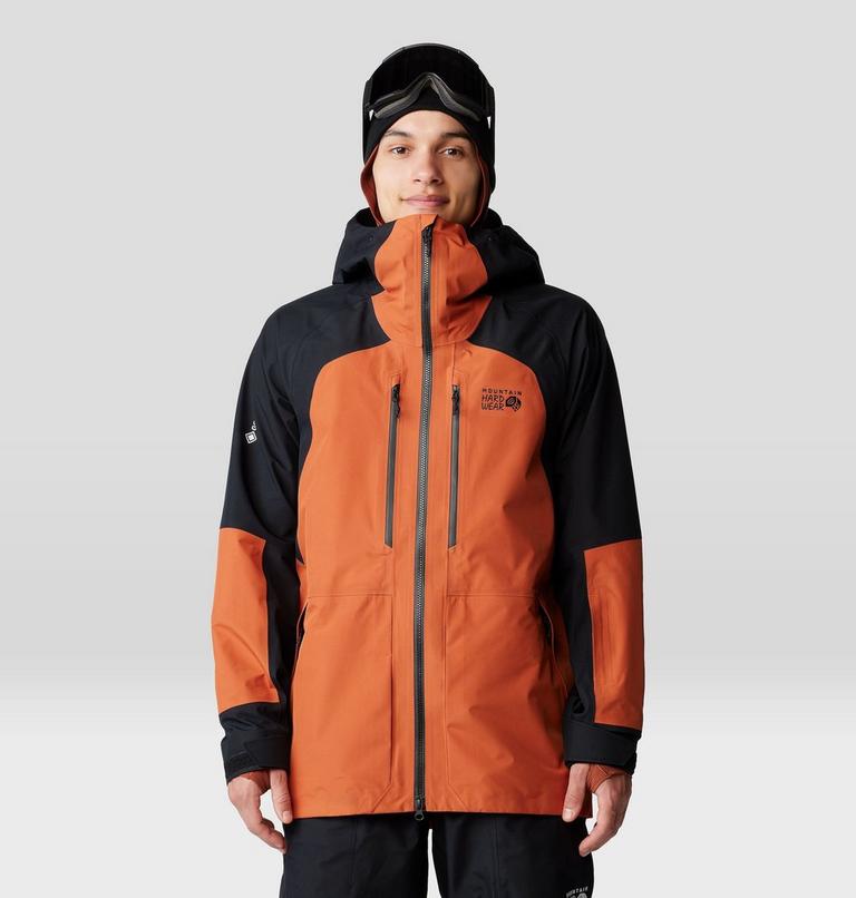 Men's Boundary Ridge GORE-TEX Jacket, Color: Raw Carnelian, Black, image 1