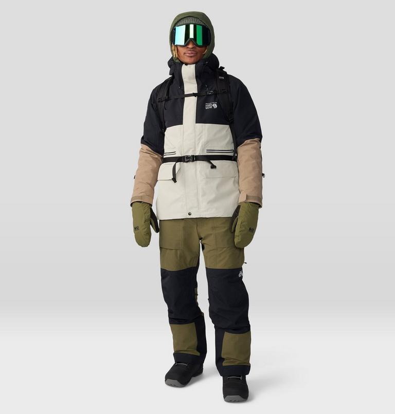 Men's First Tracks Jacket, Color: Sandblast, Traildust, image 14