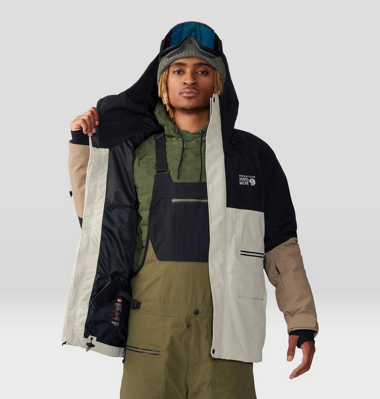 Men's First Tracks Jacket, Color: Sandblast, Traildust, image 11