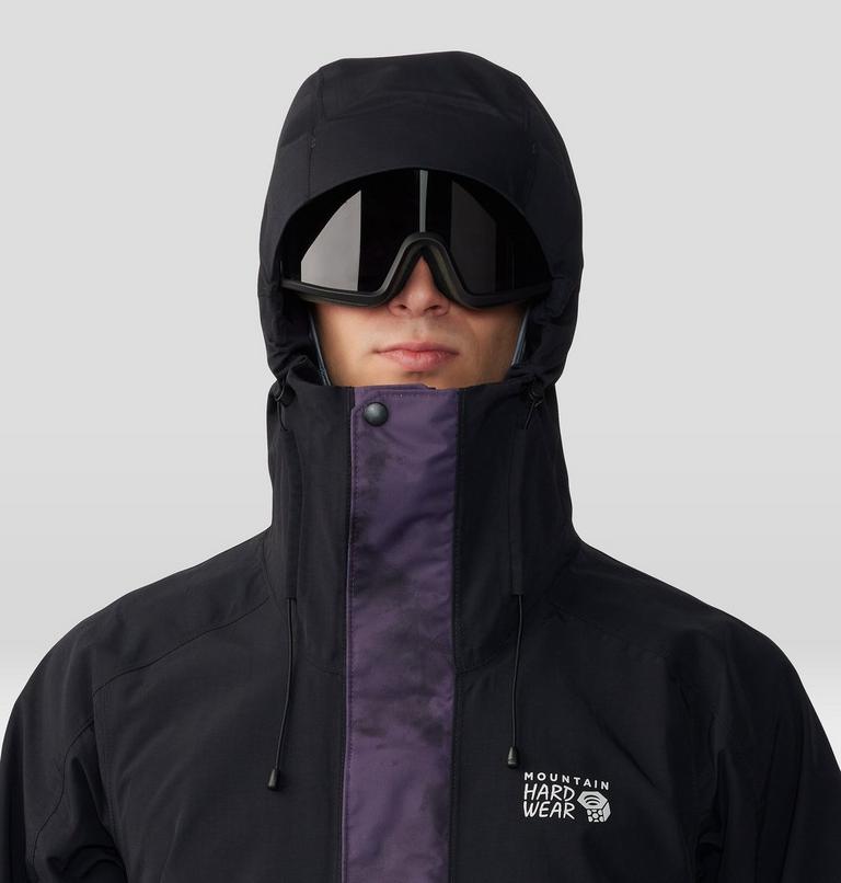 Men's First Tracks Jacket, Color: Blurple Ice Dye Print, image 4