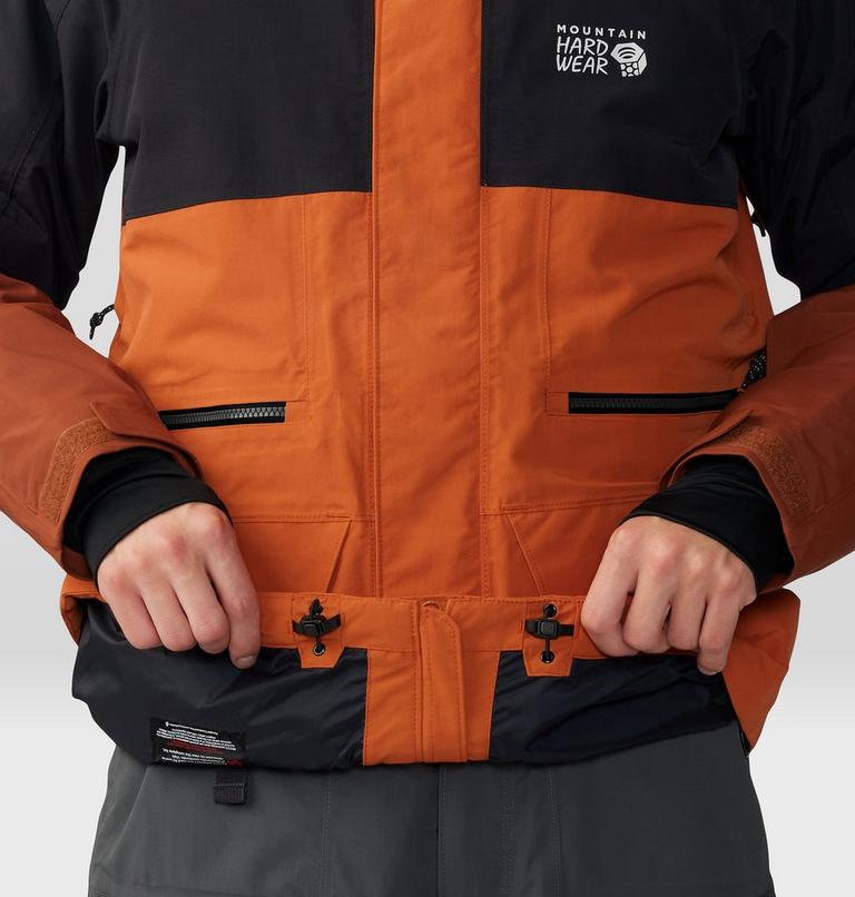 Men's First Tracks Jacket, Color: Raw Carnelian, Iron Oxide, image 9