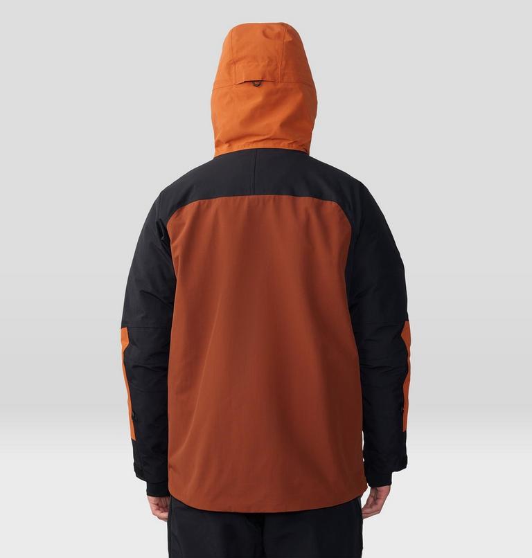 Men's First Tracks Insulated Jacket, Color: Iron Oxide, Raw Carnilian, image 2