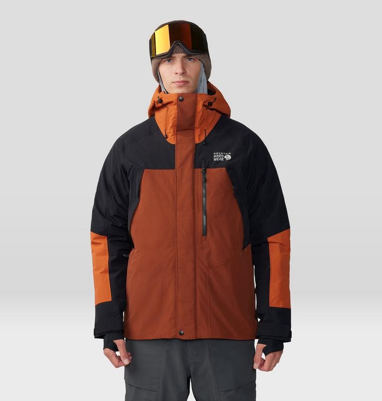 Men's First Tracks Insulated Jacket, Color: Iron Oxide, Raw Carnilian, image 1