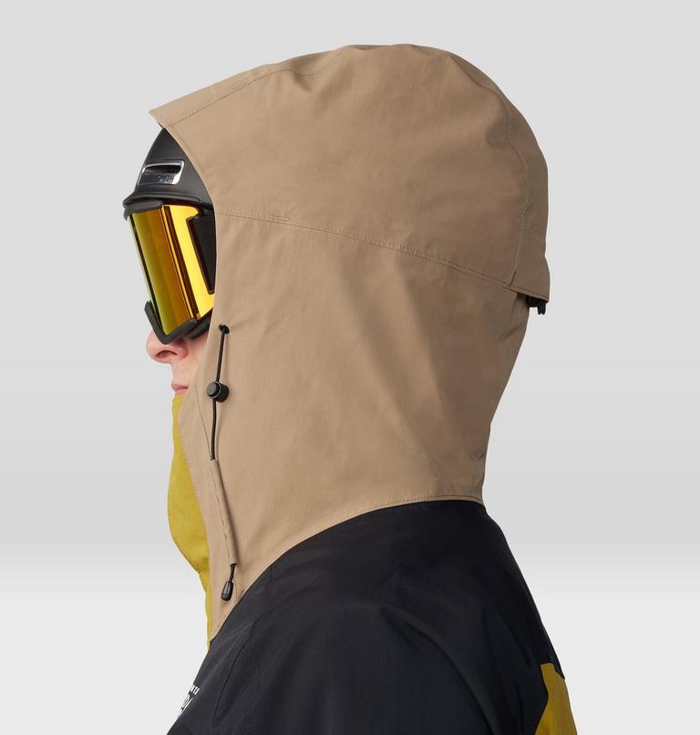 Men's First Tracks Insulated Jacket, Color: Dark Bolt, Trail Dust, image 5