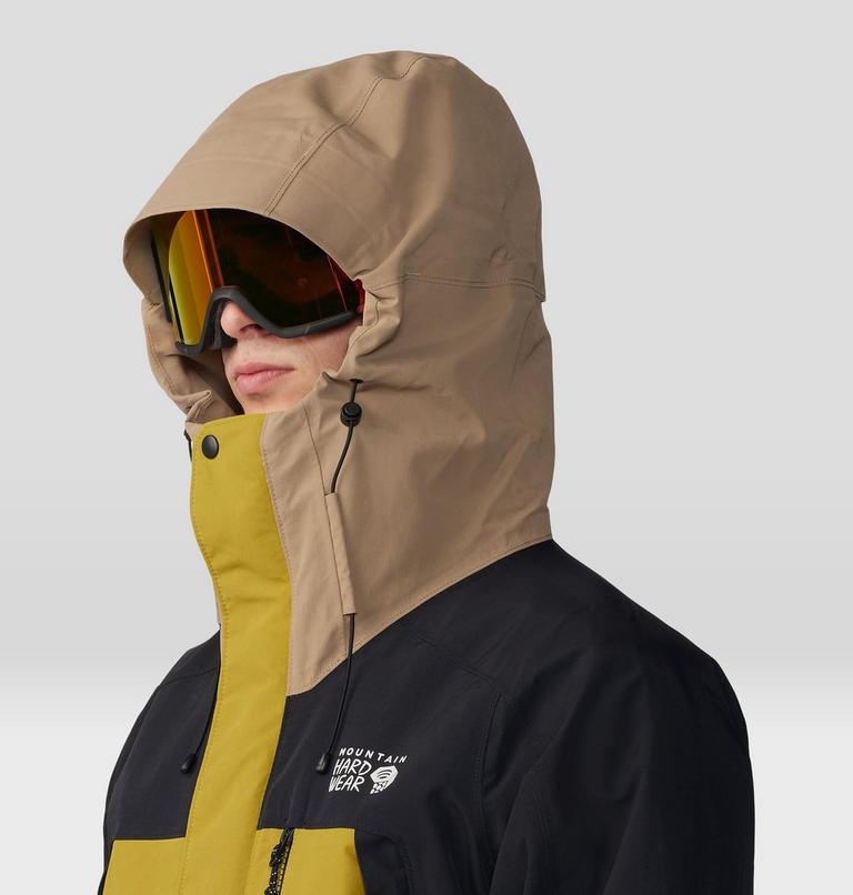 Men's First Tracks Insulated Jacket, Color: Dark Bolt, Trail Dust, image 6