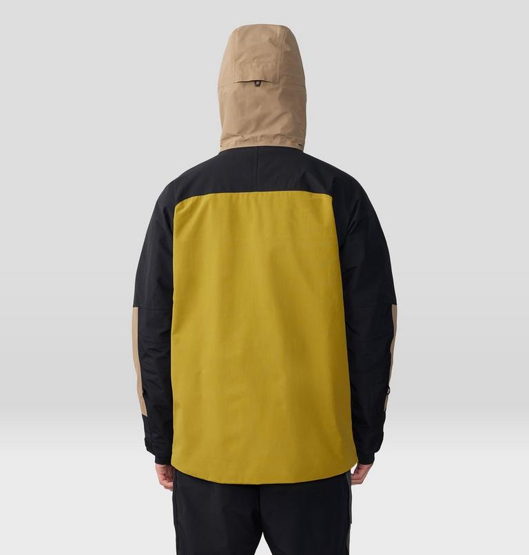 Men's First Tracks Insulated Jacket, Color: Dark Bolt, Trail Dust, image 2