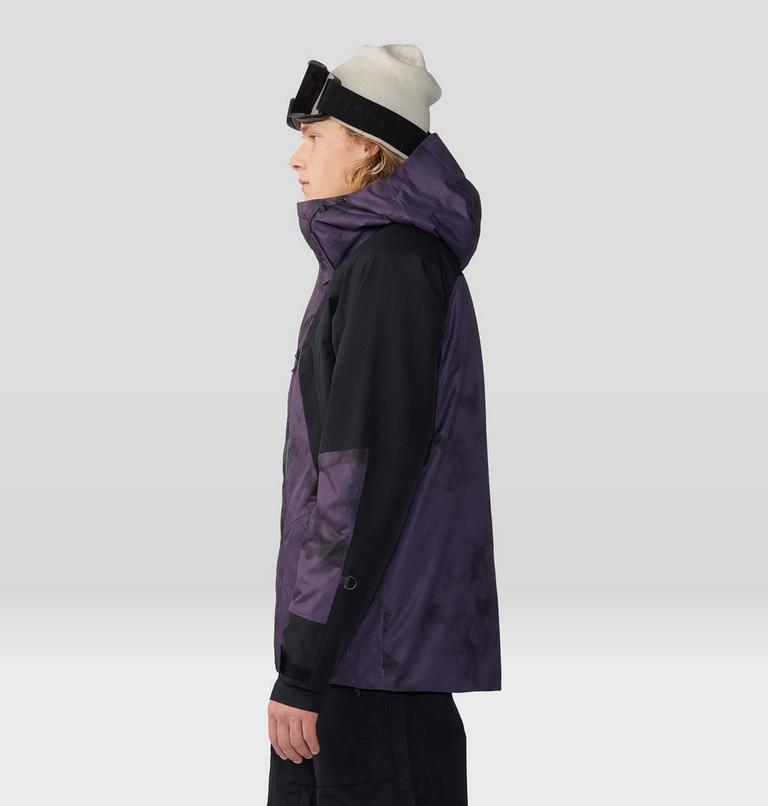 Manteau isolé First Tracks Homme, Color: Blurple Ice Dye Print, image 3