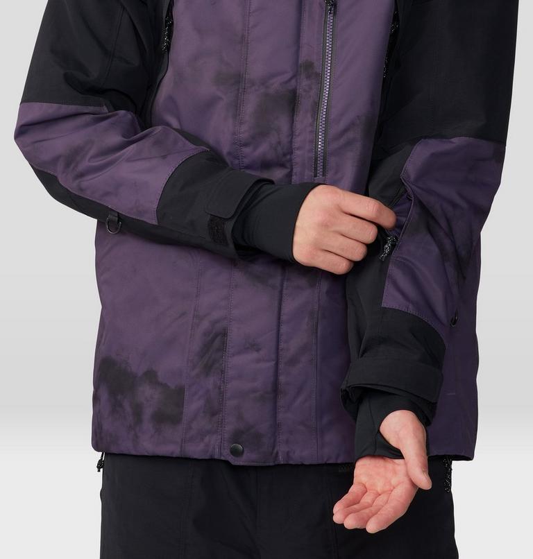 Manteau isolé First Tracks Homme, Color: Blurple Ice Dye Print, image 8