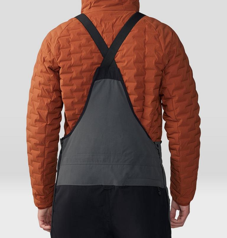 Men's First Tracks Bib, Color: Volcanic, Black, image 6